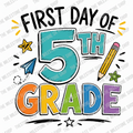 First Day of Fifth Grade Boy Shirt