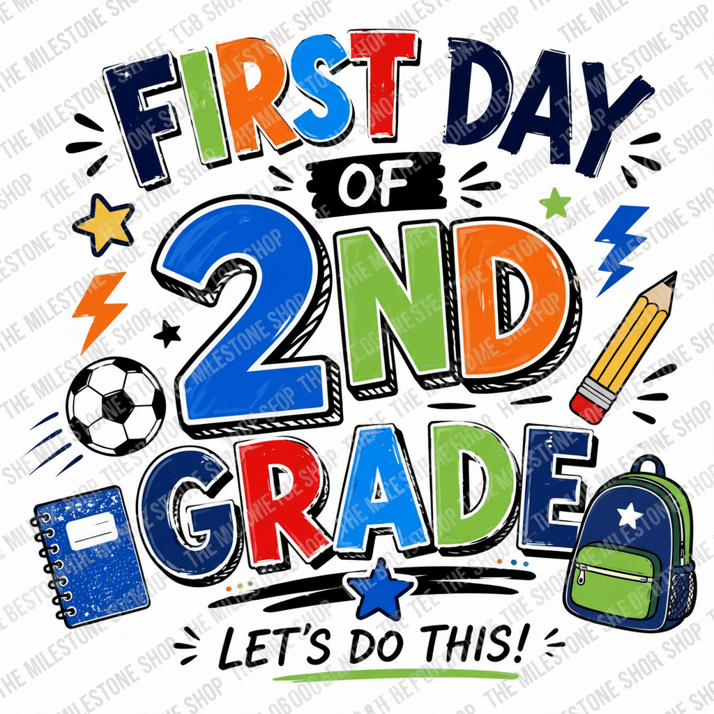 First Day of Second Grade Boy Shirt