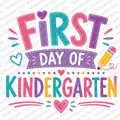 First Day of Kindergarten Girl Shirt