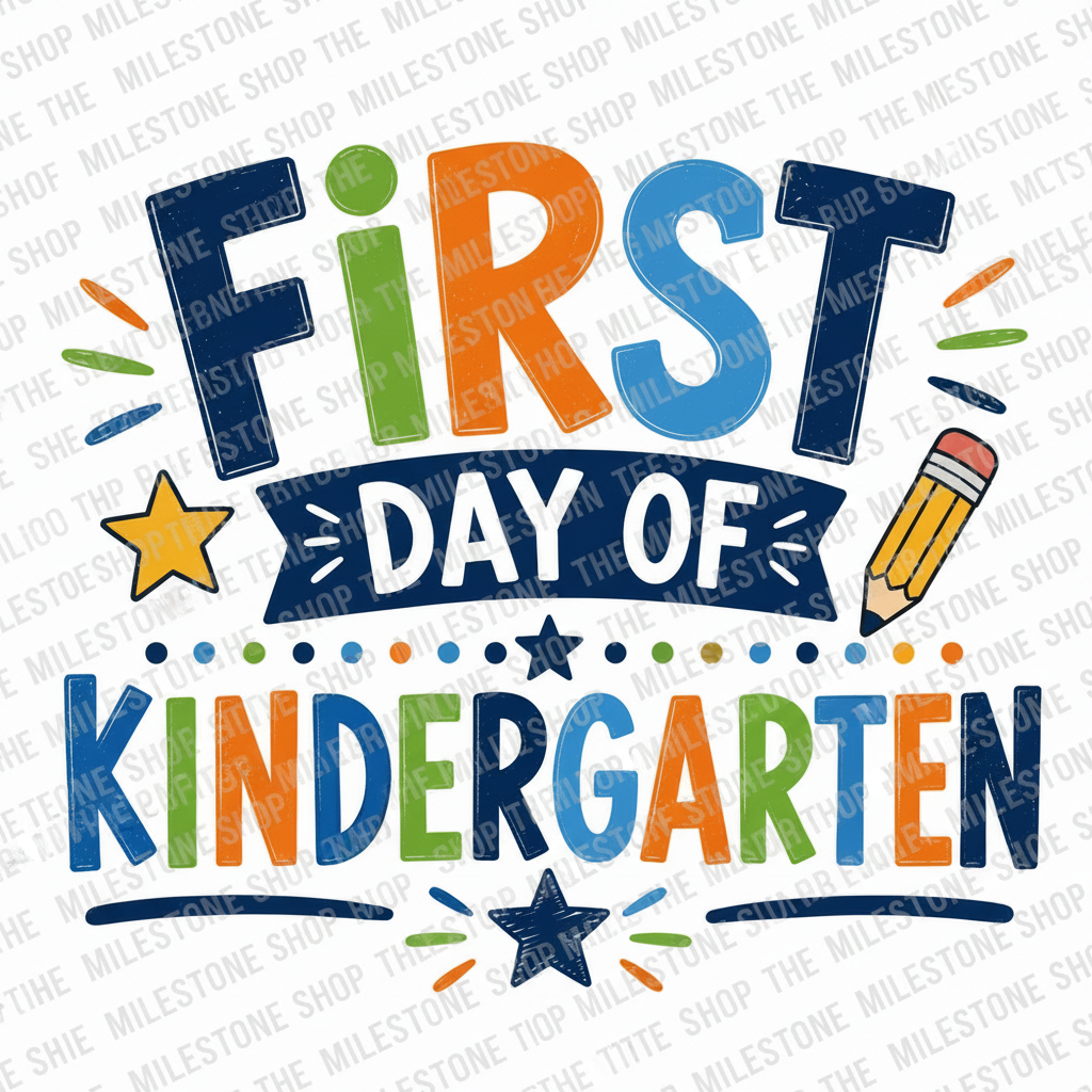 First Day of Kindergarten Boy Shirt