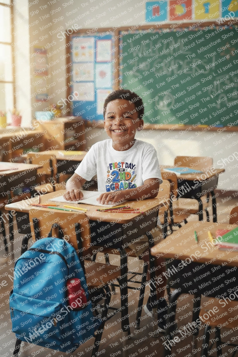 First Day of Second Grade Boy Shirt