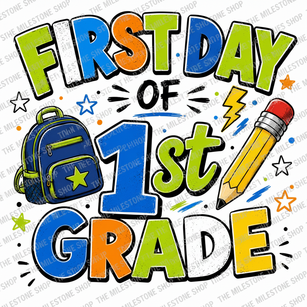 First Day of First Grade Boy Shirt